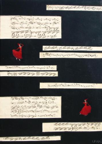 Intezivno crvena - 58 x 40 cm