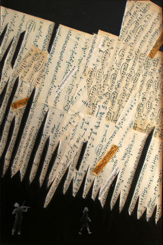 Zvuk tisine - 65cm x 43cm