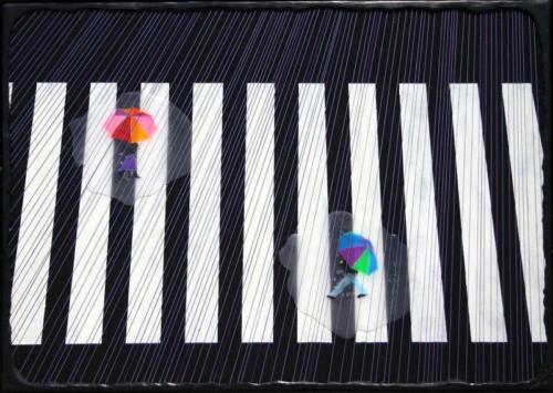 Multicolour Umbrellas 2 - 61 x 86 cm