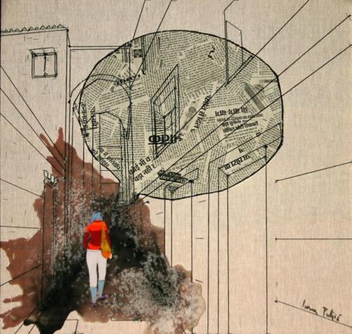 ... (Tri točkice) - 59 x 62 cm