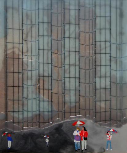 U Zagrebu - 60 x 50 cm