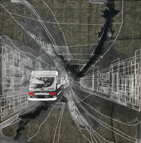 08:44 h - 80 x 80 cm